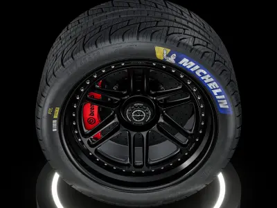 Michelin Pilot Sport GT P2L 30 65 18 3D model
