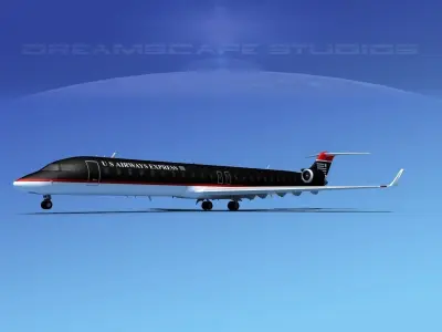 Bombardier CRJ900 US Air Express 3D model