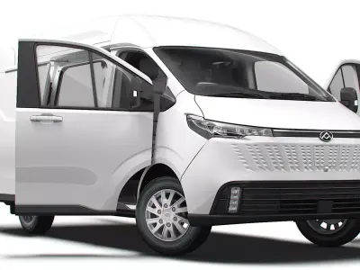 Maxus eDeliver 7 L1H2 HQ Interior 2026 3D model