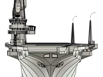 HNLMS Karel Doorman - ARA 25 de Mayo 1-96 RC Model 3D print model