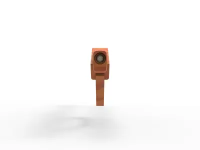 Suliban Rifle from Star Trek Enterprise TV series 3D model