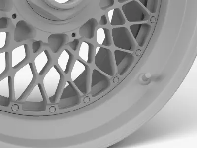 BBS E55 Wheel 3D model