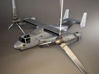 Helicopter MV22 3D model