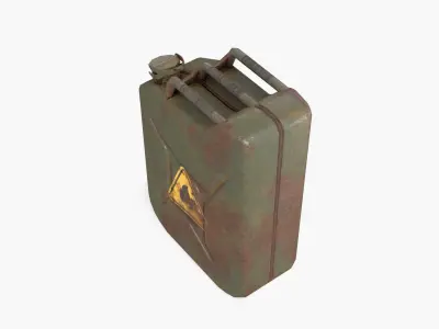 Jerrycan Asset 03 Low-poly 3D model