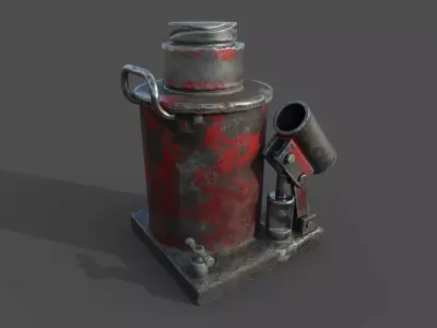 Vehicle Jack Low-poly 3D model