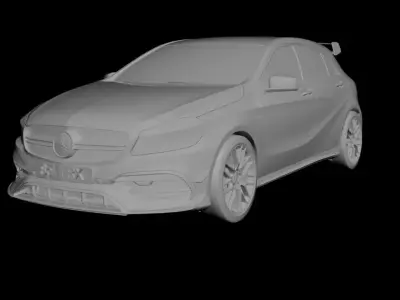 mercedes A45 AMG 3D model
