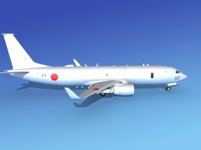Boeing P-8 Poseidon Japanese Air Force 3D model