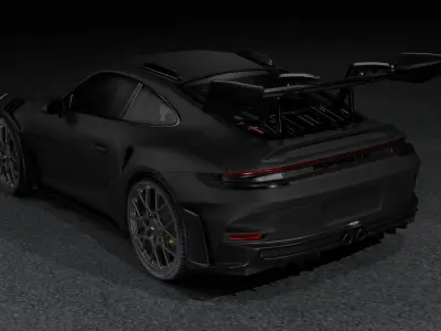 Porsche GT3 RS 2023 3D model