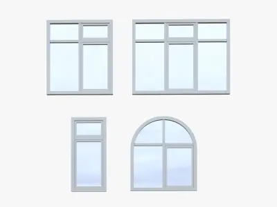 windovs Low-poly 3D model