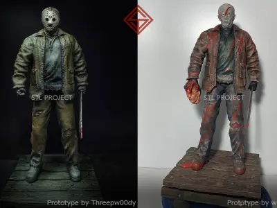 Jason friday person action figure 3D print model
