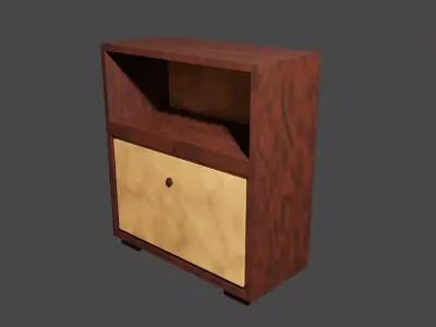 Furniture Set Low-poly 3D model buy