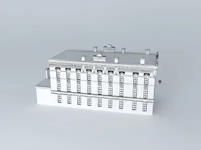 Stn 8 St Paul Minnesota Former Fire Headquarters Station 8 ... Free 3D model