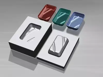 mold design plastic Core cavity - by nx6 3D model