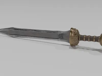 Gladius old sword 3D model