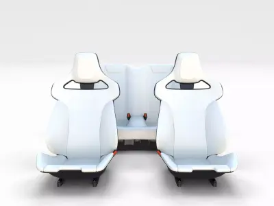 Tesla Roadster Seats 3D model