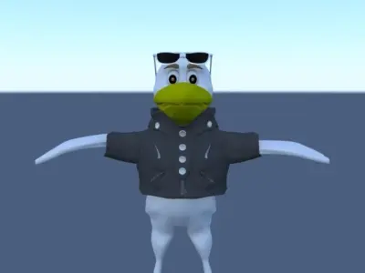 Badass Bird 3D model