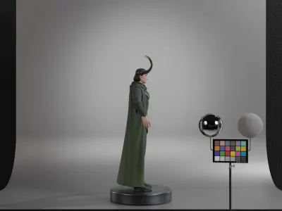 Loki - God of Mischief Low-poly 3D model