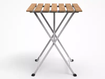 TARNO table white Low-poly 3D model