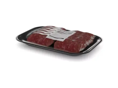 Deli sausages Roast Beef 3D model