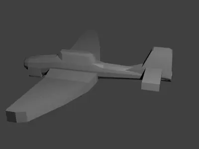 German Ju-87 Stuka Dive Bomber Free 3D print model