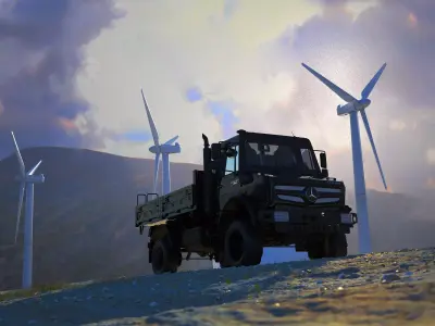 Mercedes Unimog  3D model