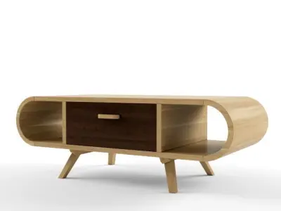 FONTEYN COLLECTION bedside table with two drawers Free 3D model