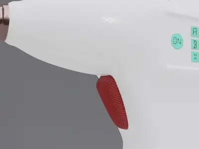 Futuristic Jet Injection 3D model