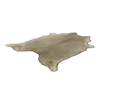 Saddlemans Champagne Cowhide Rug Free 3D model