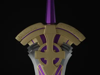 Excalibur Proto Sword of Promised Victory 3D model