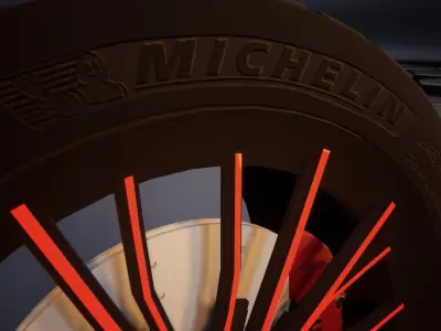 Car tire Free 3D model