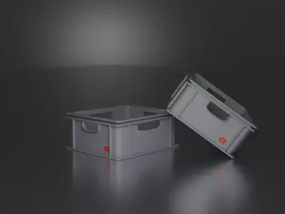 Rosenbauer Tragebox Low-poly 3D model