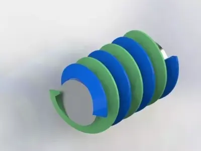 Helix Gear Free 3D model