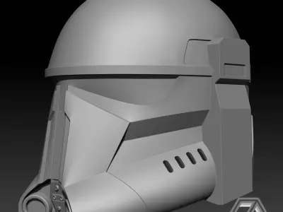 STAR WARS - BESKAR TROOPER MANDALORIAN HELMET 3D print model