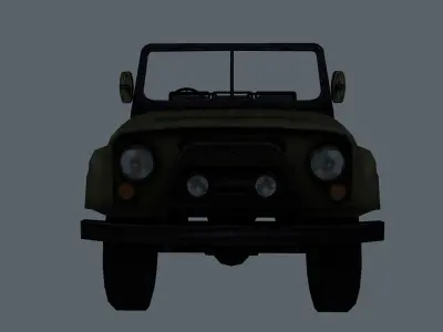 Military vehicle 3D model