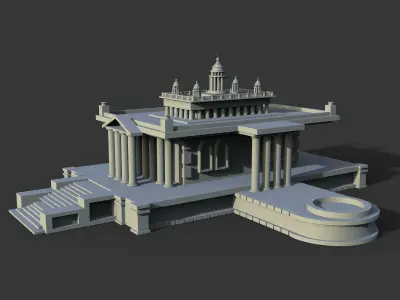 Old Temple 3D model