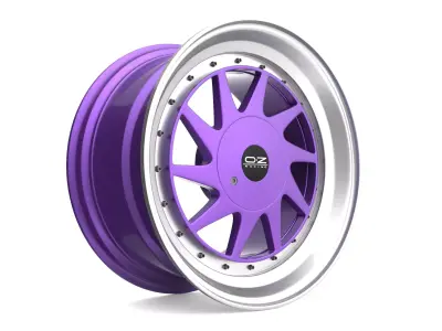 OZ TUBO Custom wheel 3D model