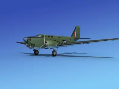 Douglas B-18A Bolo Australian 3D model