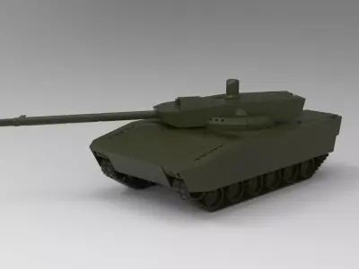 M10 tank  3D model