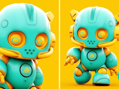 Robo G-12 Rigged 3D model