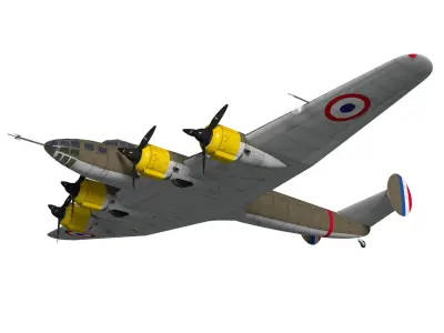 Bloch MB162 3D model