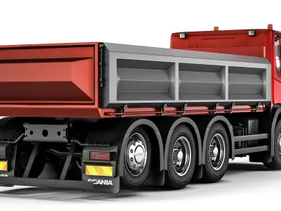 Truck P500 tipper 2018 3D model