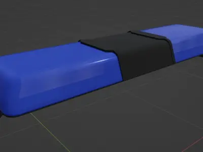 Haztec Xpress lightbar Low-poly 3D model