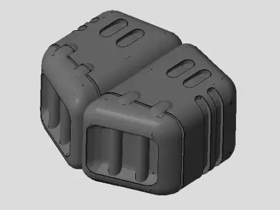 CHIBI-TECH SD - BOOSTER 2      3D print model