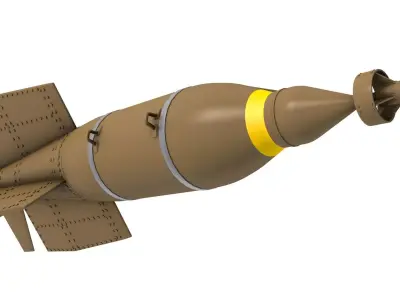 Bolt 117 Laser Guided Bomb 3D model