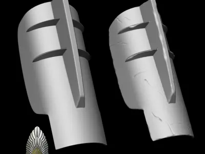 Mandalore the Ultimate Shoulder Star War s 3D DIGITAL DL 3D print model