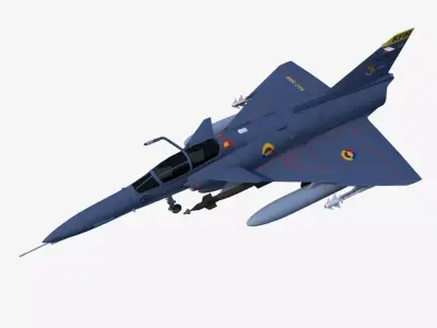 Kfir TC10 Free low-poly 3D model