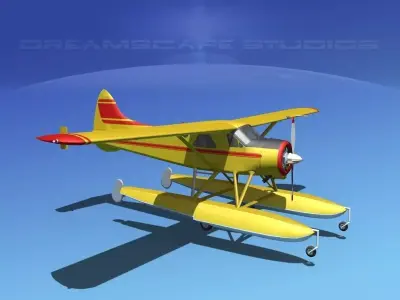Dehavilland DHC-2 Beaver V06 3D model
