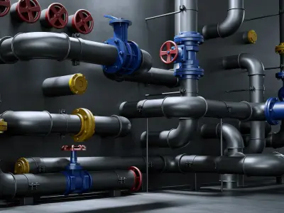 Subdiv Pipes volume 01 3D model