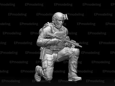 US RANGER SOLDIER 3D print model