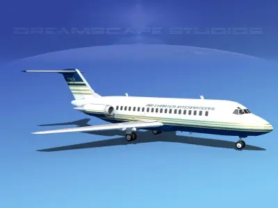 Douglas DC-9-15 Air Charter Intl 3D model
